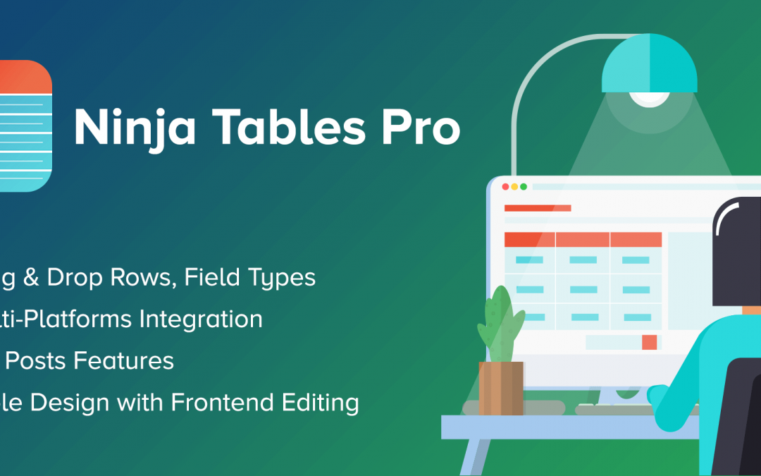 Ninja Tables Pro – The Fastest and Most Diverse WP DataTables Plugin